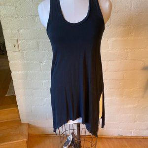 Long dark grey Tissue T top